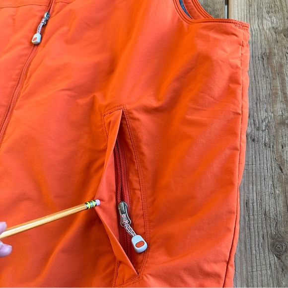 L.L. Bean Orange Lined Full Zip Vest Men’s Size XL Tall - Picture 10 of 14